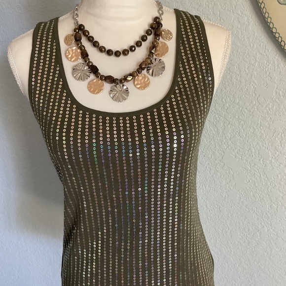 Chaps Tops - Sparkling Tank Top